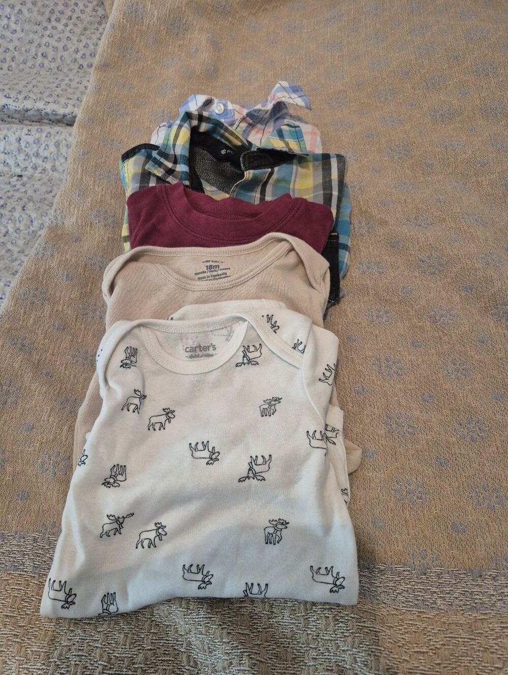 Lot Of 5 Baby Boys Tops- 18 Months